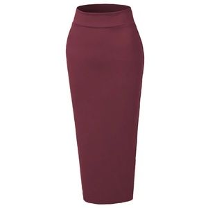 Maxi pencil skirt